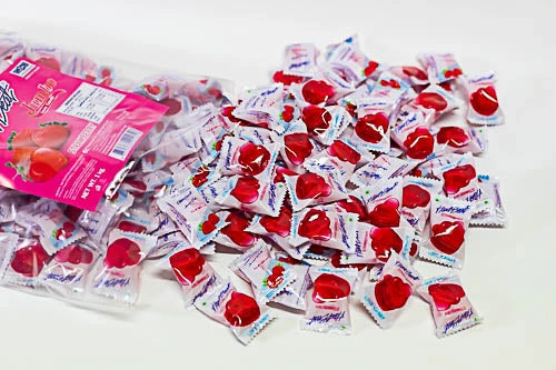 Hartbeat (Heartbeat) Strawberry Jumbo Heart Candies Bag