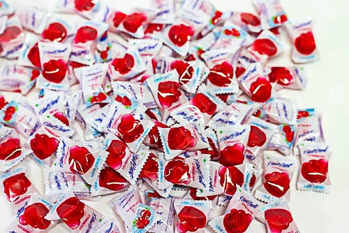 Hartbeat (Heartbeat) Strawberry Jumbo Heart Candies Bag - Image 2