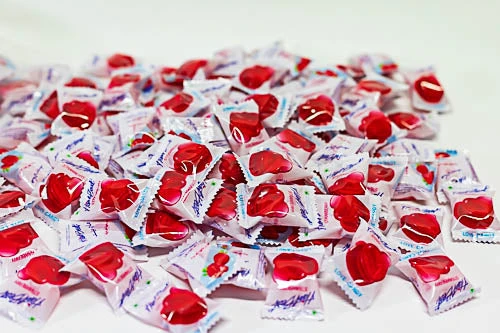 Hartbeat (Heartbeat) Strawberry Jumbo Heart Candies Bag - Image 5