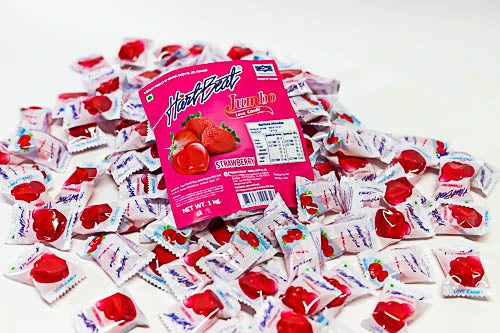 Hartbeat (Heartbeat) Strawberry Jumbo Heart Candies Bag - Image 3