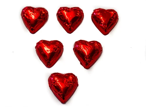 Hearts - Milk Chocolate Hearts In Red Foil 350g - Image 4
