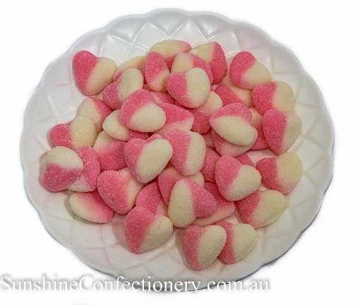 Sour Pink Hearts 1kg