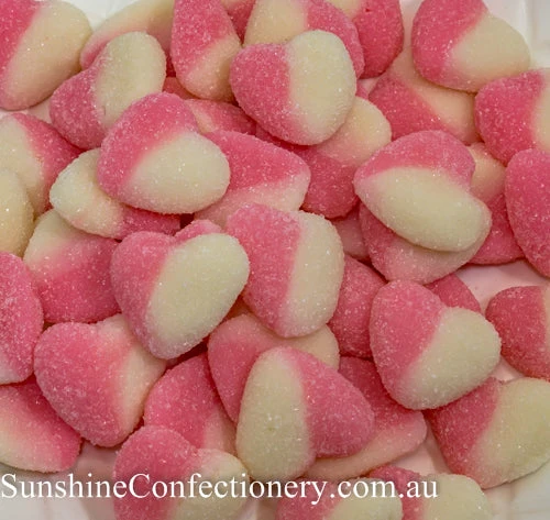 Sour Pink Hearts 1kg - Image 2