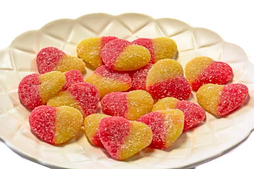 Sour Peach Hearts