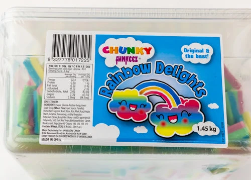Rainbow Delights Filled Blow Pipes Tub - Image 3