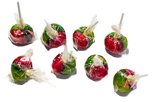Rosy Apple Lollipop Handmade - 100 Pops