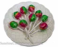 Rosy Apple Lollipops 100 Pc