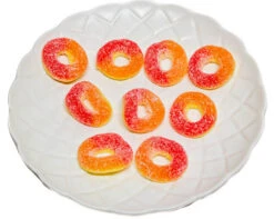 Sour Peach Rings 1kg