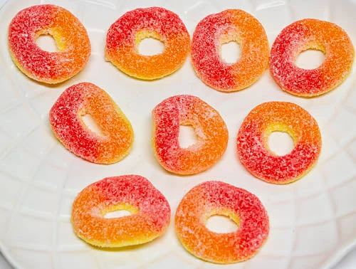 Sour Peach Rings 1kg - Image 2