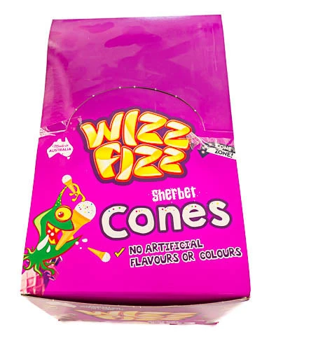 Wizz Fizz Sherbet Cones Box Of 24